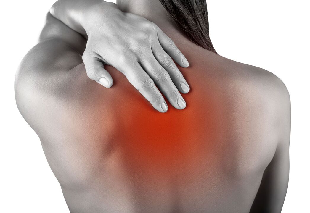 Mal di schiena dovuto all'osteocondrosi